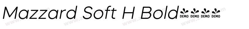 Mazzard Soft H Bold字体转换 Mazzard Soft H Bold字体转换